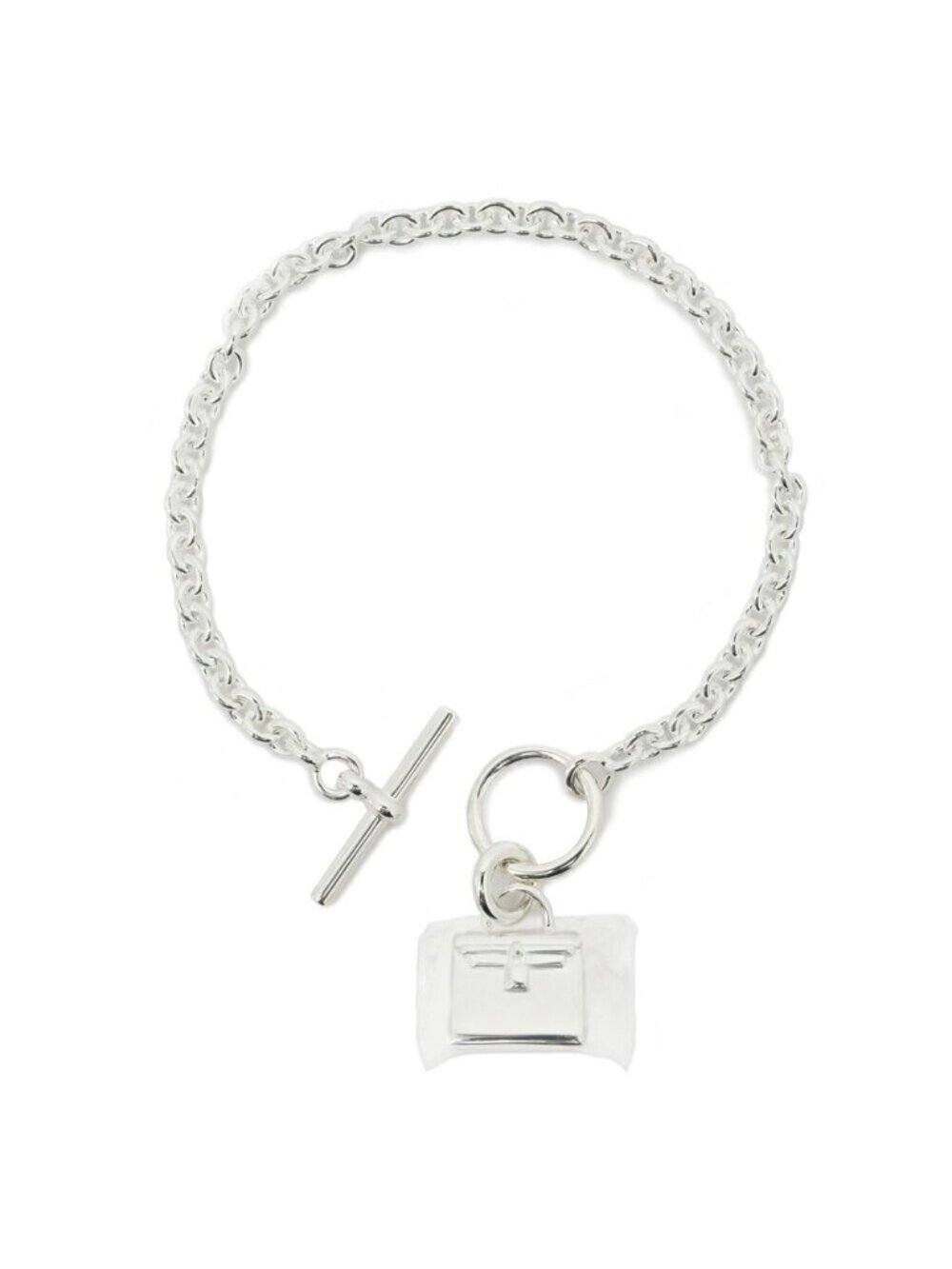 Hermes Amulette Kelly Bracelet 925 Sterling Silver